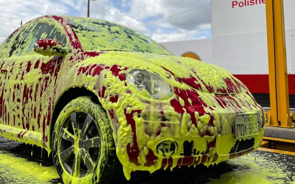 snow foam con Shampoo de colores en MADARCO